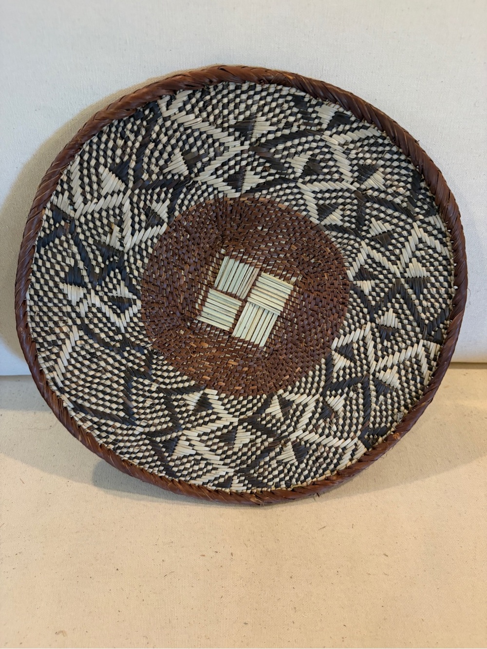NEW Africa Woven Basket. Made by the Binga people of Zambia/Zimbabwe